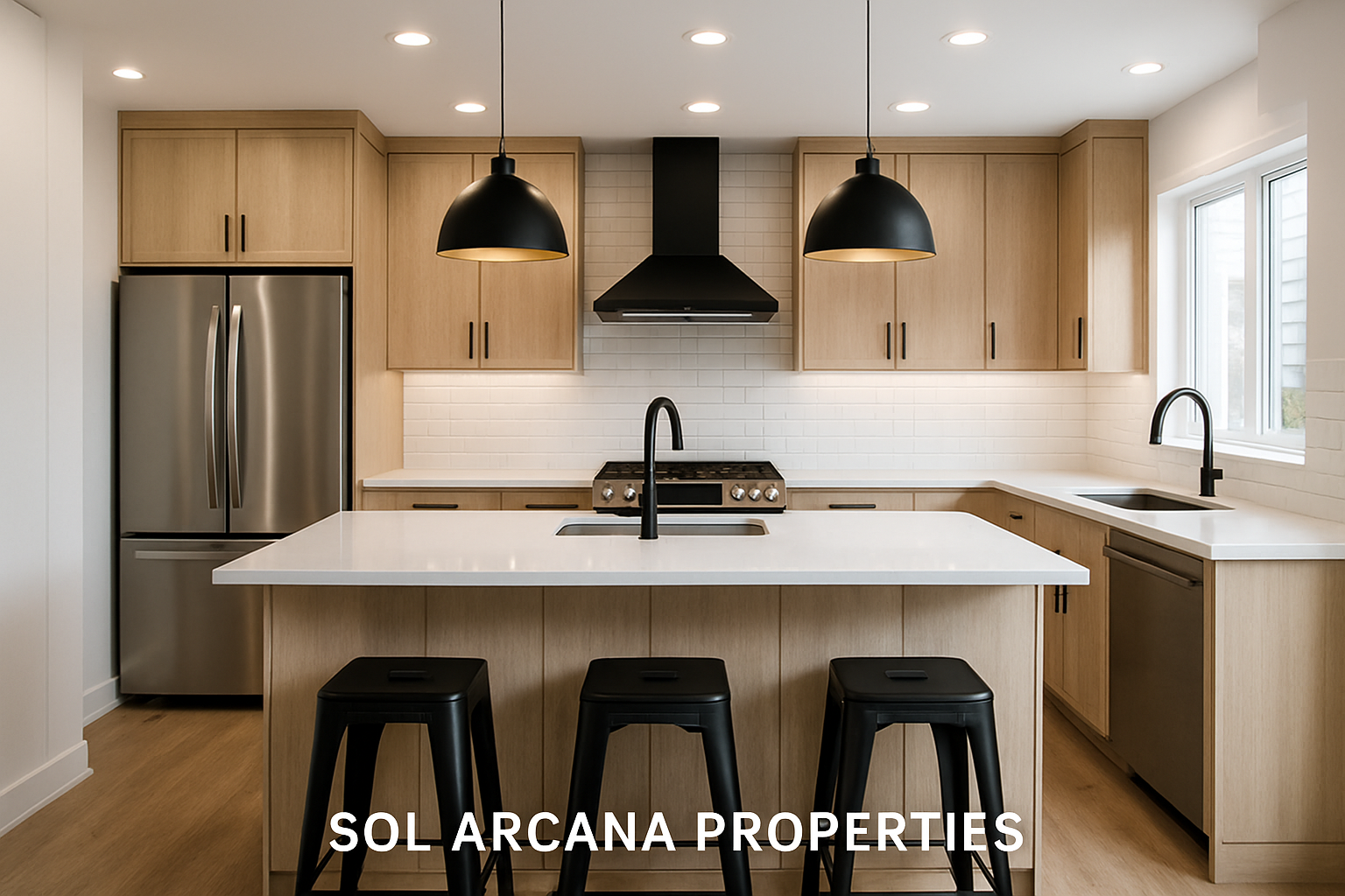 Modern kitchen renovation by Sol Arcana Properties